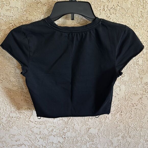 Jen Lettuce Baby Tee in Black - Picture 7 of 11